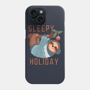 Happy winter - Sleepy holiday Phone Case