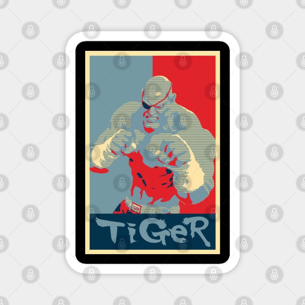 Presidential sagat Magnet by IndiesignTees