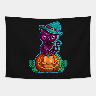 Black Cat |  Witch Kitty Tapestry