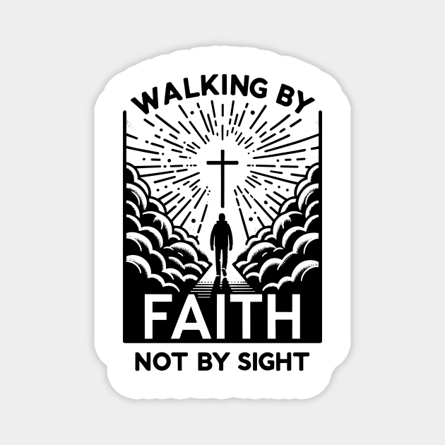 Walking by Faith Not by Sight Magnet by Frank Ring