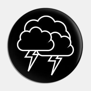 Egirl Eboy EMO Storm Clouds Pin