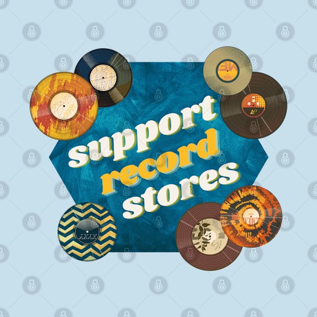 Support record stores, vintage vinyl by F-for-Fab