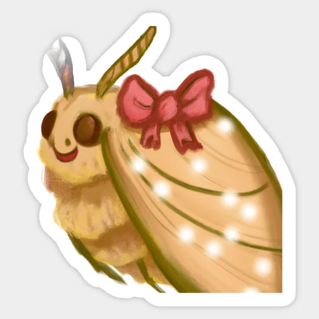 Moth Animal Aesthetic Stickers Colorful Cartoon Moth - Temu