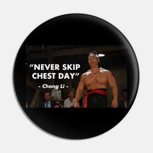 "Never skip chest day" - Chong Li Pin