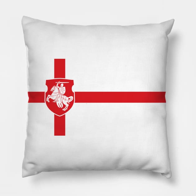 BELARUS FLAG Pillow by ProgressiveMOB