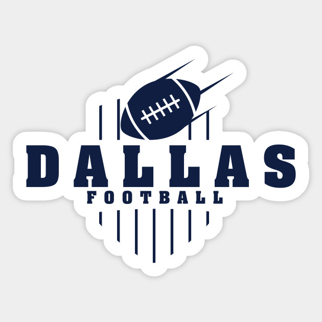 Dallas Football Team Color - American Football - Sticker