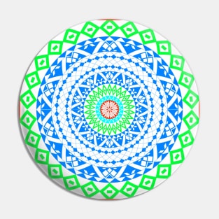 circle of life in mexican pattern Pin