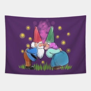 Kissing Gnomes Tapestry