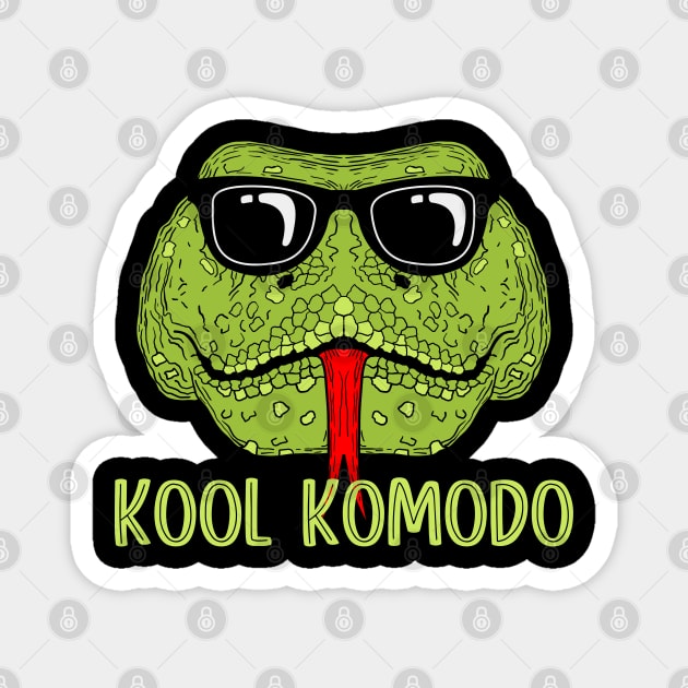 Kool Komodo Magnet by nickbeta