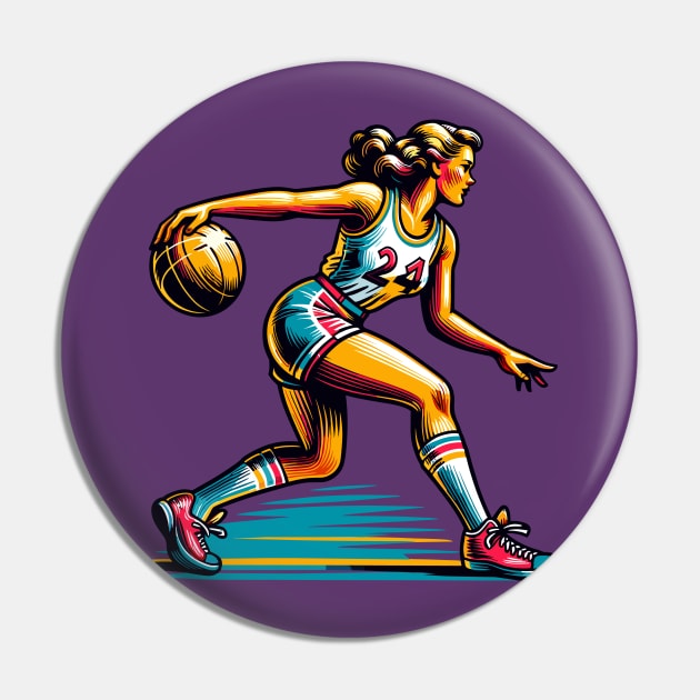 Female basketball player Pin by Art_Boys