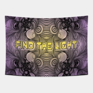 Find the Light Fractal, Purple Tapestry