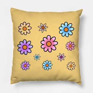 Daisy Flowers Pillow