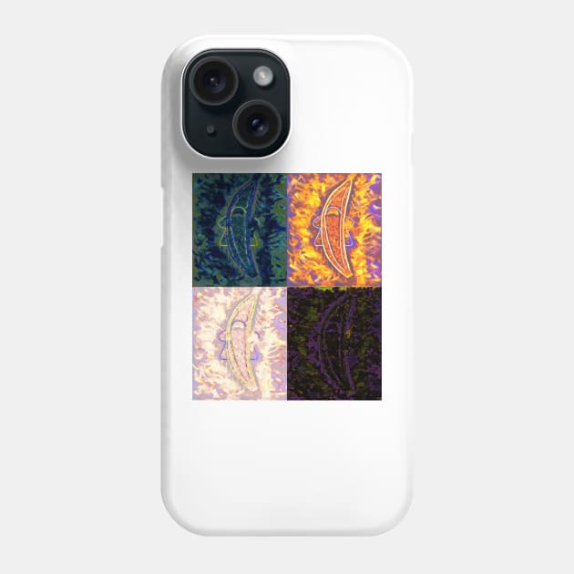 Sapphire MeepNana Sparkle Flipped Phone Case by Zenanigans