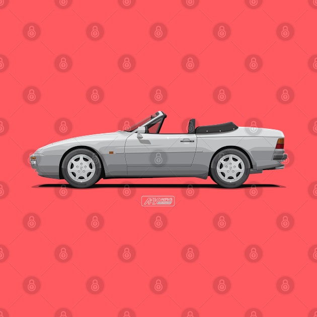 944 Cabriolet Silver by ARVwerks