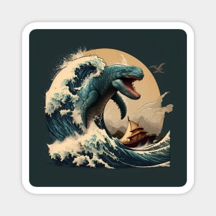 The great wave and a monster Magnet