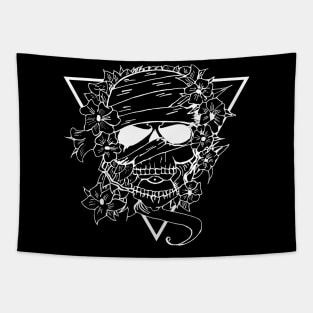 SKULL ROSE Tapestry