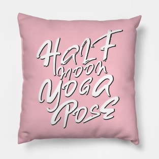 Half moon yoga pose Pillow