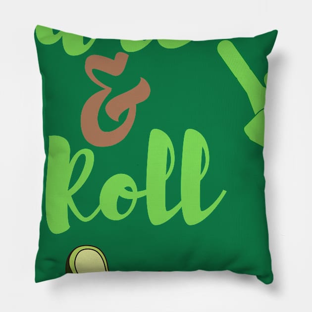 Rock and roll guacamole Pillow by AJDP23