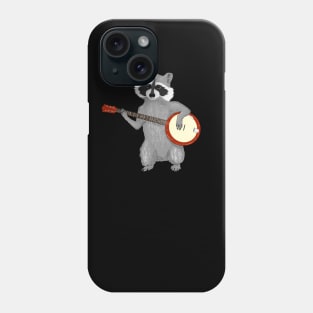 Racoon plays the Banjo Phone Case