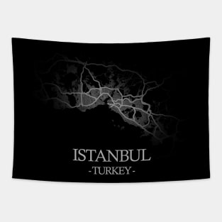 Istanbul City Map - Turkey Cartography Tapestry