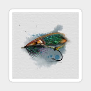 Jeney Green Peacock Freestyle Magnet