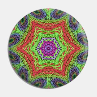 VoidStarsLatticesMandala Pin