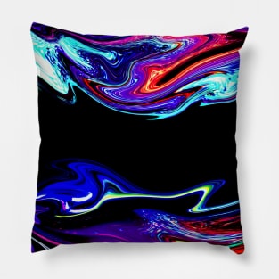 Neon Reflection Pillow