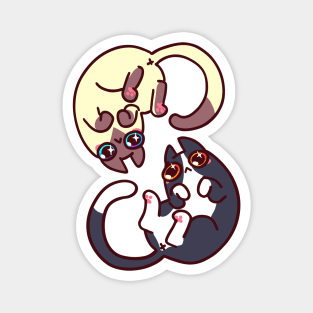 Twirly Kitties Magnet