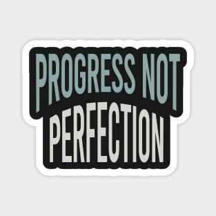 Fitness Saying Progress Not Perfection Magnet