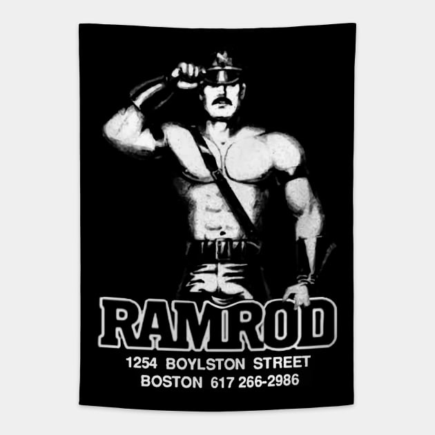 Ramrod Vintage Gay LGBT Boston Retro Leather Tapestry by WearingPride