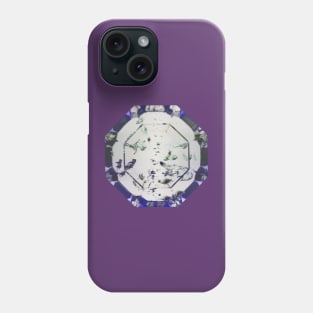 Peaceful Purple Aquarium Fish Bowl Octagon Window Phone Case