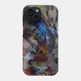 Glitch effect art Phone Case