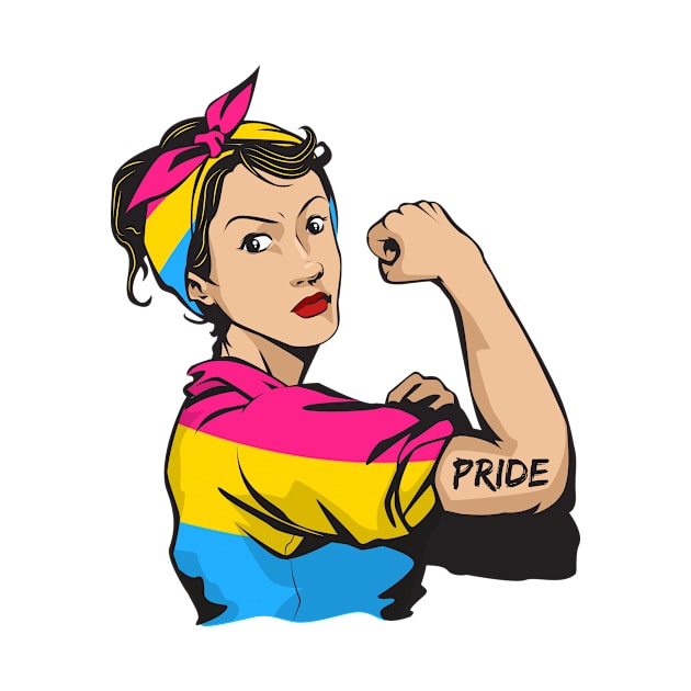 Strong woman pansexual pride mom by Dianeursusla Clothes