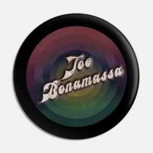 retro vintage circle Joe Bonamassa Pin