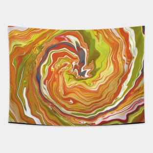 Candy Cyclone Acrylic Pour Tapestry