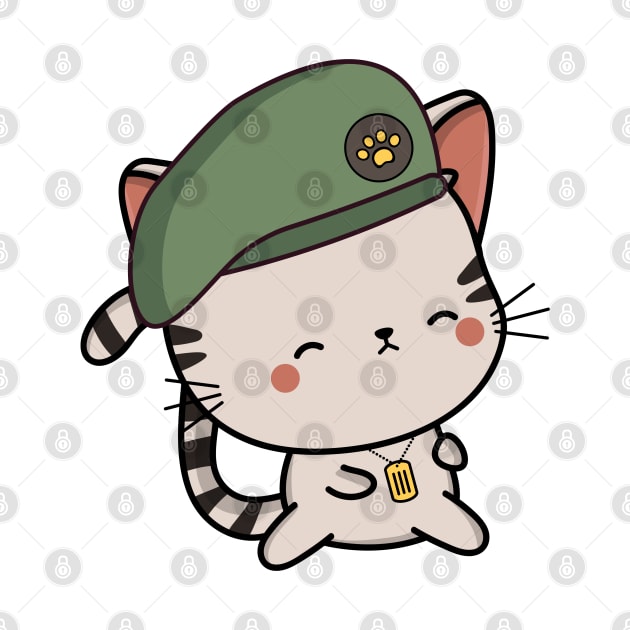 Green Beret Tabby Cat by Pet Station