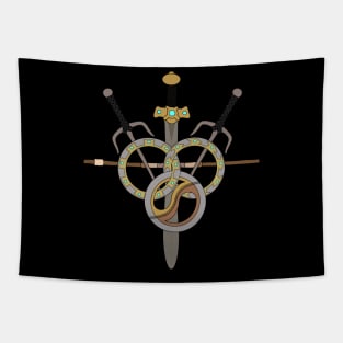 Xena & Gabrielle Weapons Tapestry