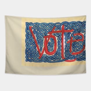 Vote Knotwork Tapestry