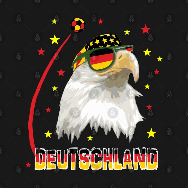 Deutschland Soccer T-Shirt by Nerd_art