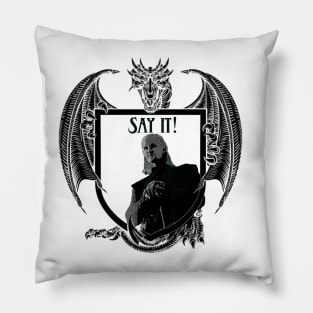 Damon Targaryan wants you to say it Pillow