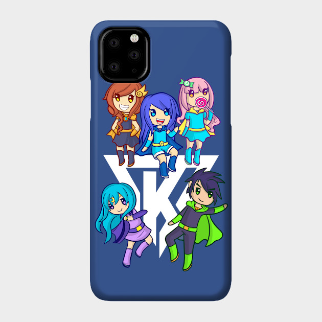 Funneh And The Krew Cartoon Funneh Coque Pour Telephones Teepublic Fr - what's funnehcake roblox password real