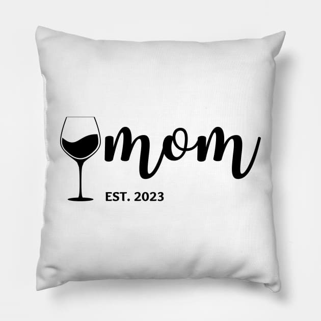 Mom 2023 Pillow by OurSimpleArts
