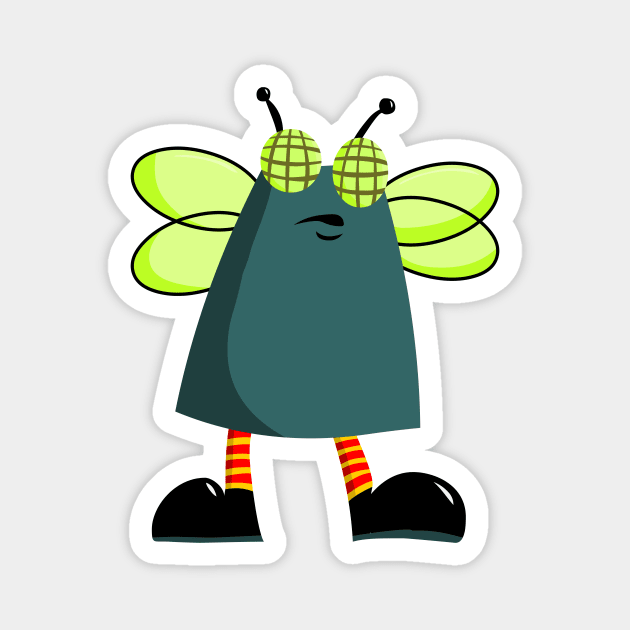 Fly Guy Magnet by scoffin