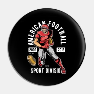 American Football Sport Division Pin