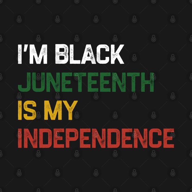 I’m Black Juneteenth Is My Independence Day by denkatinys