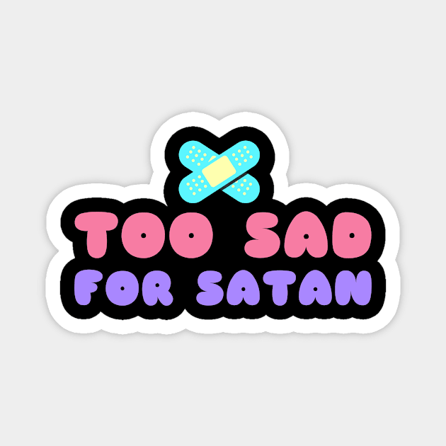 Yami Kawaii Pastel Goth Satan Magnet by Alex21