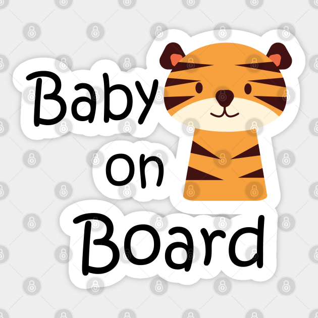 Verbeteren Terughoudendheid concert Baby on board sticker - Baby On Board - Sticker | TeePublic