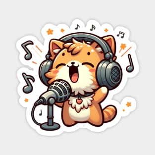 Singing Cat Magnet