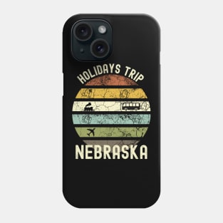 Holidays Trip To Nebraska, Family Trip To Nebraska, Road Trip to Nebraska, Family Reunion in Nebraska, Holidays in Nebraska, Vacation in Phone Case