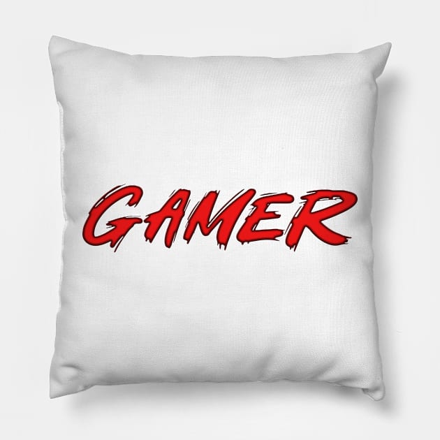 Gaming Lover Pillow by GreenGuyTeesStore